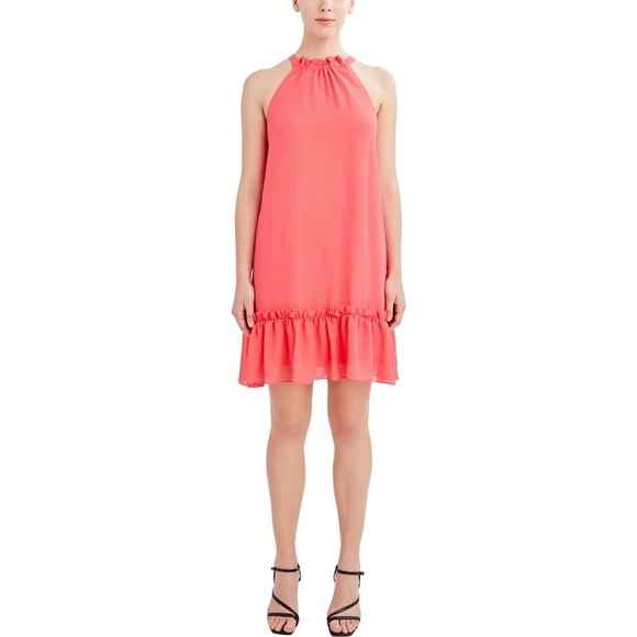 BCBG Dresses & Skirts - BCBG Paris Women's Chiffon Halter Mini Dress S